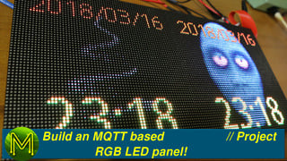 Build an MQTT based RGB LED panel! // Project