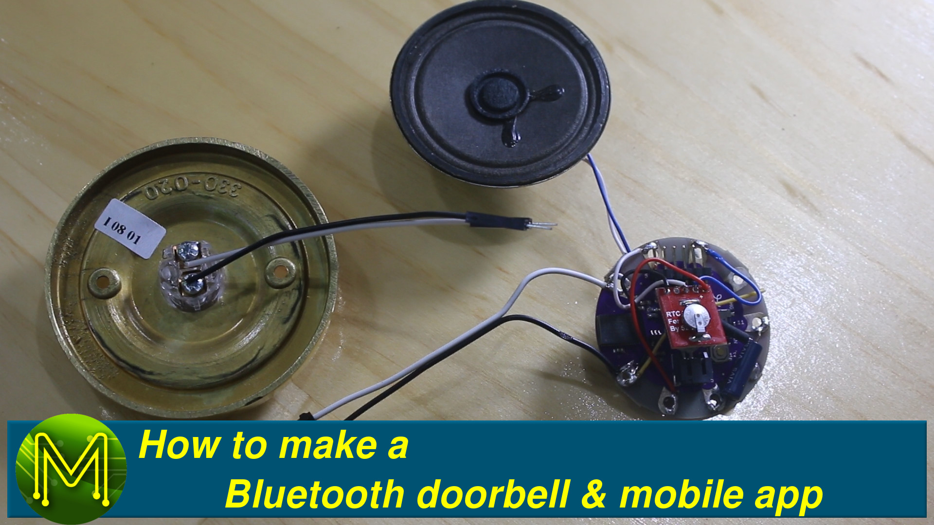 How to make a Bluetooth doorbell and phone app // Project