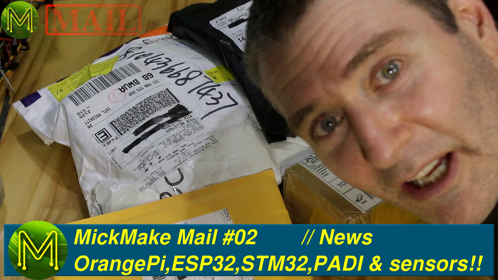 MickMake Mail #02: Orange Pis, ESP32, STM32, Pine64 PADI, Dust sensors & oscilloscopes  - News