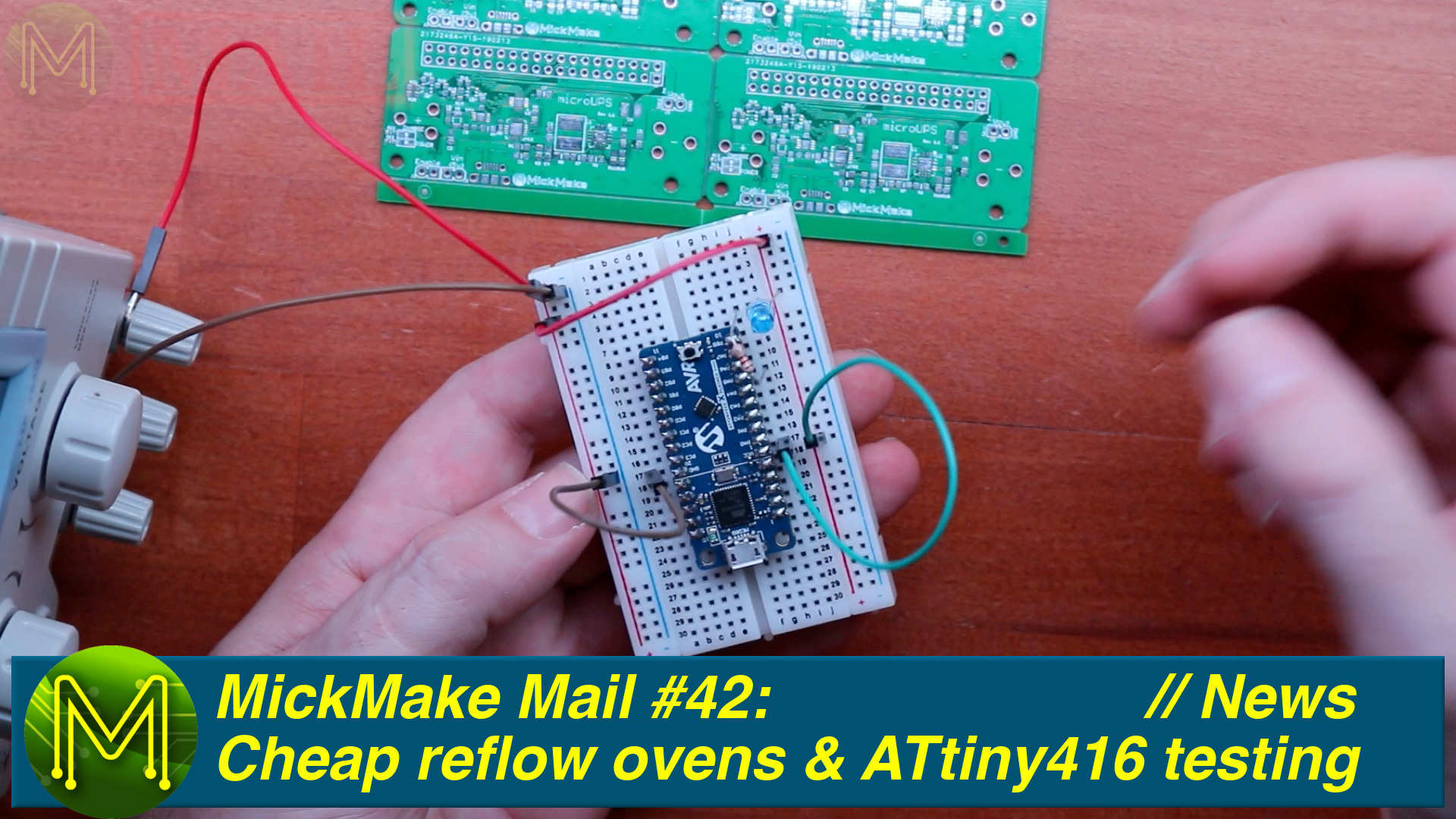 MickMake Mail #42: Cheap Reflow ovens & ATtiny416 testing.