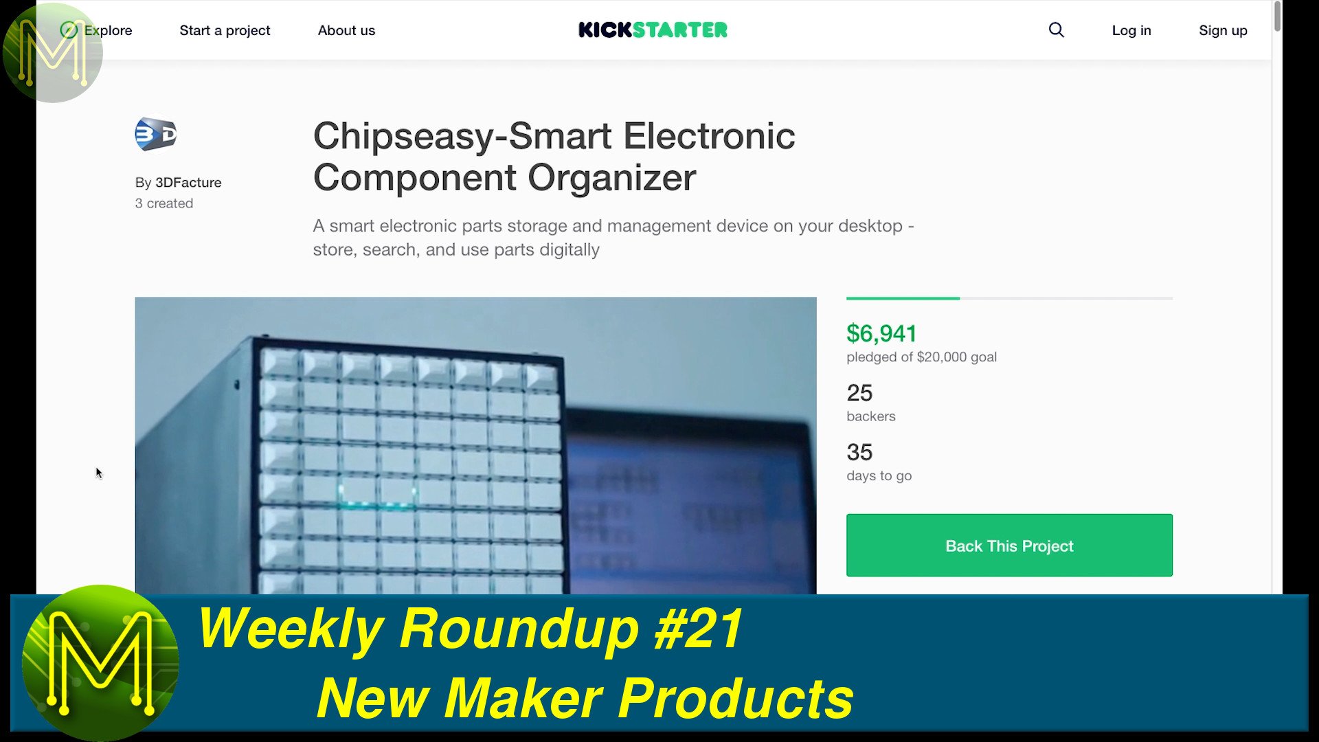 Weekly Roundup #21 - New Maker Products // News