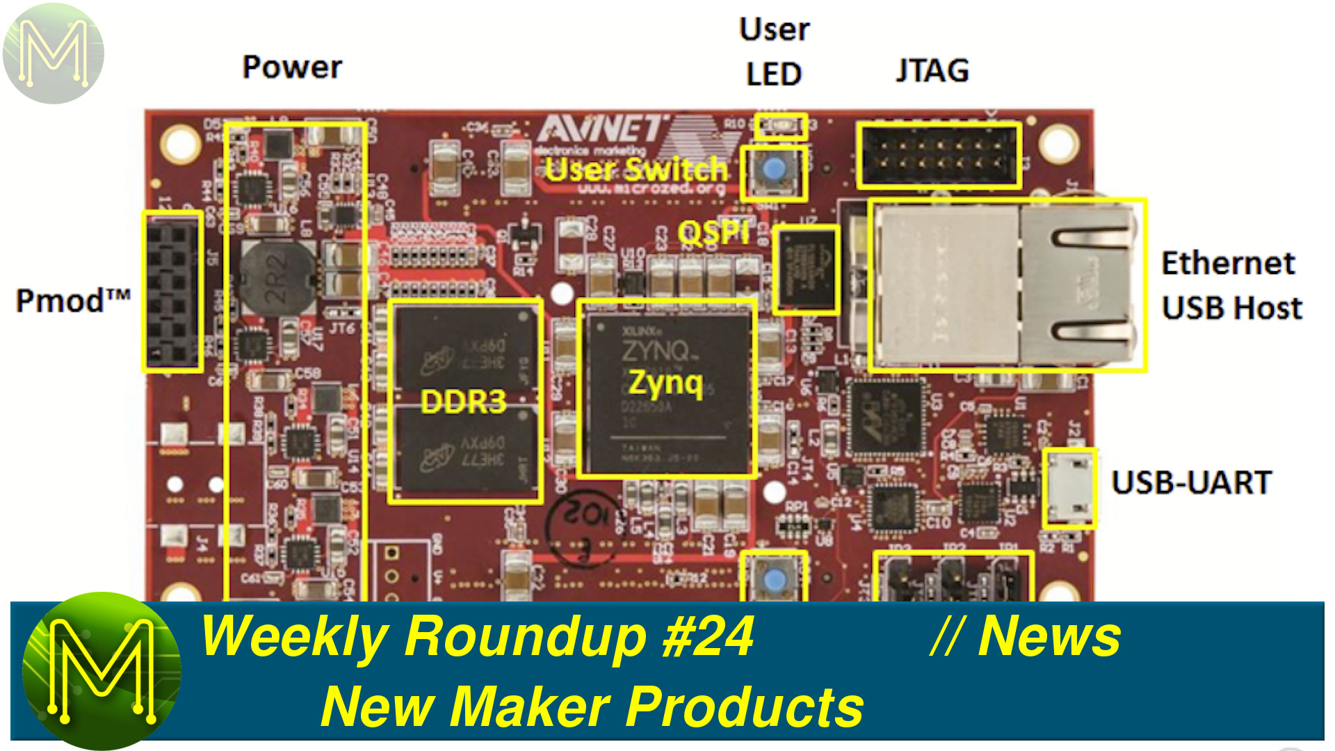 Weekly Roundup #24 - New Maker Products // News