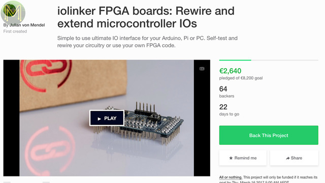 iolinker FPGA boards