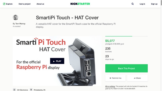 SmartiPi Touch - HAT Cover