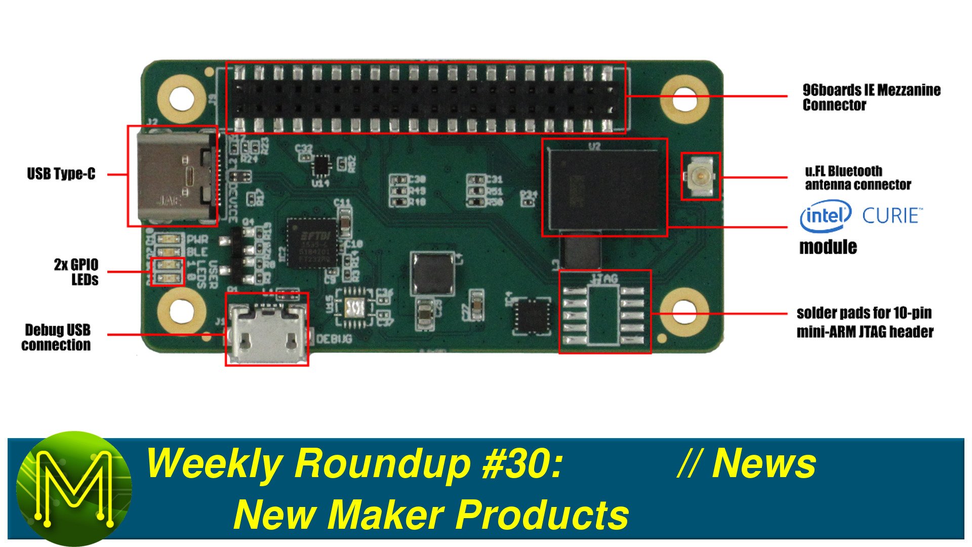 Weekly Roundup #30 - New Maker Products // News