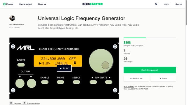 Universal Logic Frequency Generator