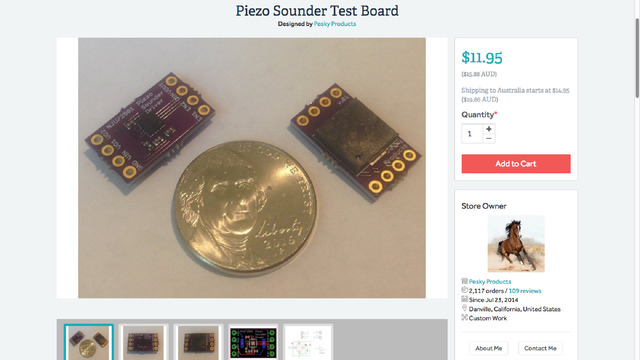 Piezo Sounder Test Board