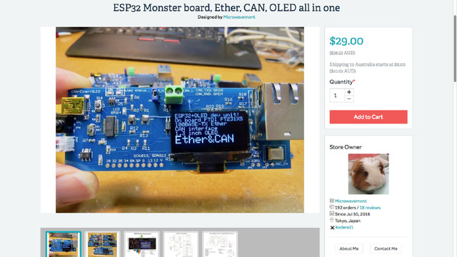 ESP32 Monster board