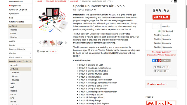 SparkFun Inventor's Kit - V3.3