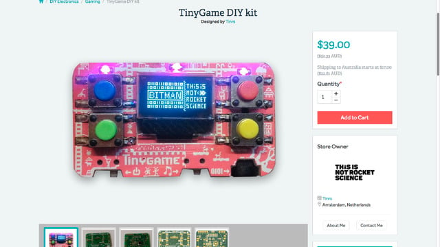 TinyGame DIY kit