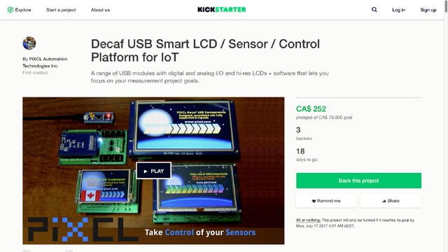 Decaf USB Smart LCD