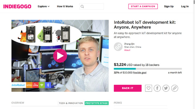 IntoRobot IoT development kit