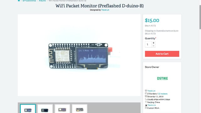 WiFi Packet Monitor