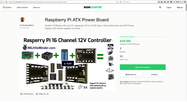 Raspberry Pi ATX Power Board