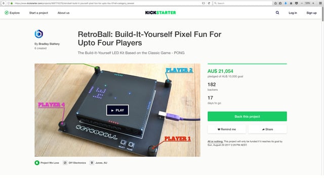 RetroBall: Build-It-Yourself Pixel Fun For Upto Four Players