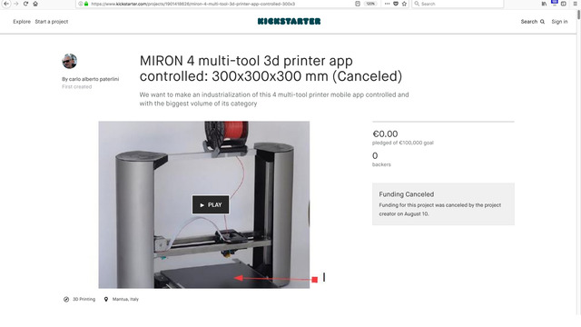MIRON 4 multi-tool 3d printer