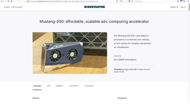 Mustang-200: affordable, scalable adv. computing accelerator