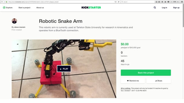 Robotic Snake Arm