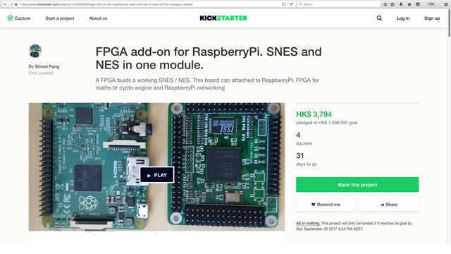 FPGA add-on for RaspberryPi