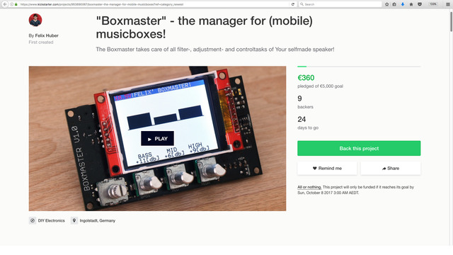Boxmaster - the manager for (mobile) musicboxes