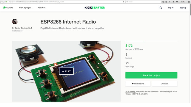 ESP8266 Internet Radio