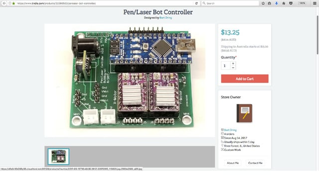 Pen/Laser Bot Controller
