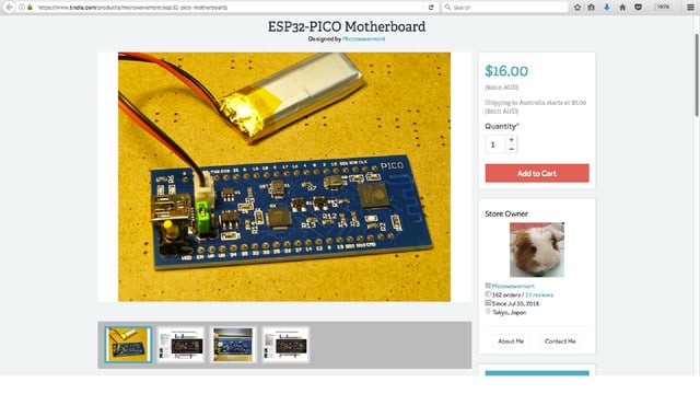ESP32-PICO Motherboard