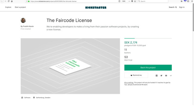 The Faircode License
