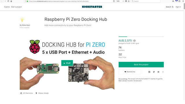 Raspberry Pi Zero Docking Hub