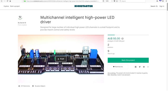 Multichannel intelligent high-power LED driver