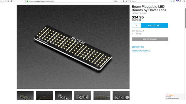 Beam Pluggable LED Boards