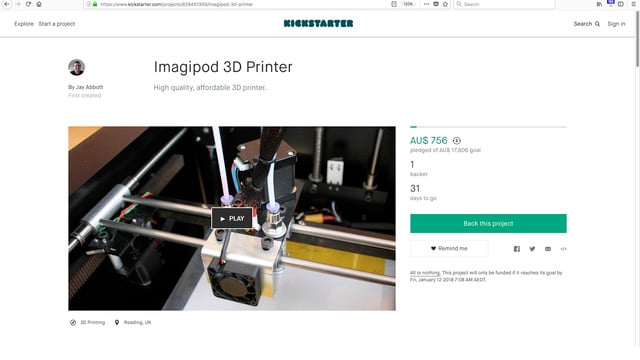 Imagipod 3D Printer