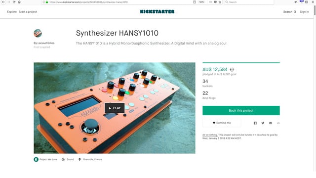 Synthesizer HANSY1010
