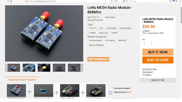 LoRa MESH Radio Module
