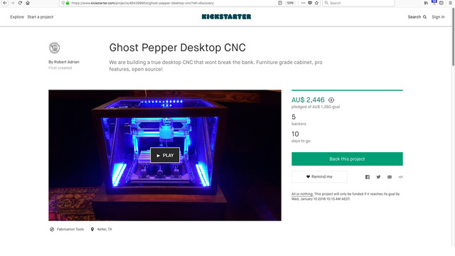 Ghost Pepper Desktop CNC