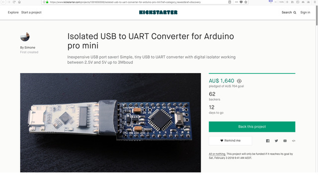 Isolated USB to UART