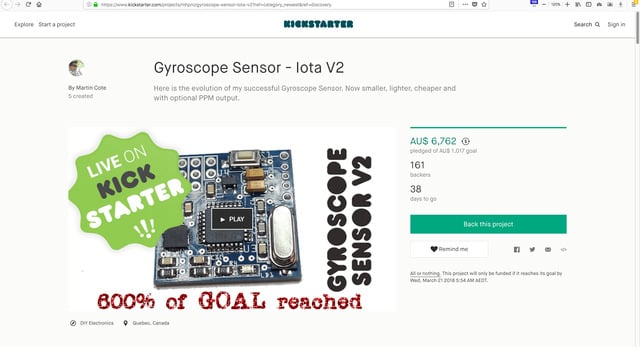 Gyroscope Sensor - Iota V2