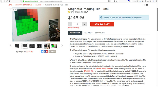 Magnetic Imaging Tile