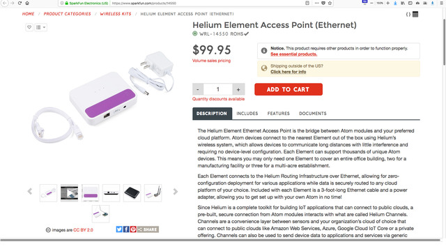 Helium Element Access Point