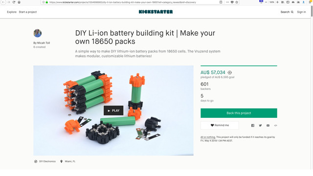 DIY Li-ion battery building kit