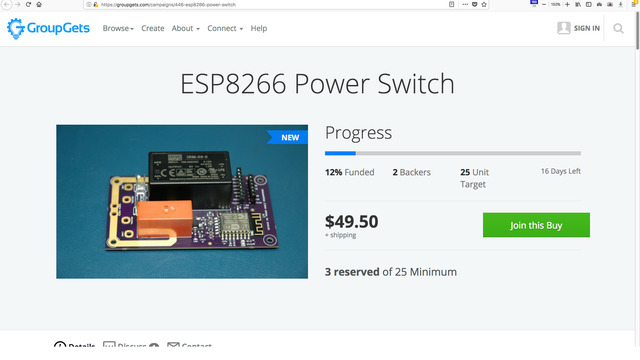 ESP8266 Power Switch