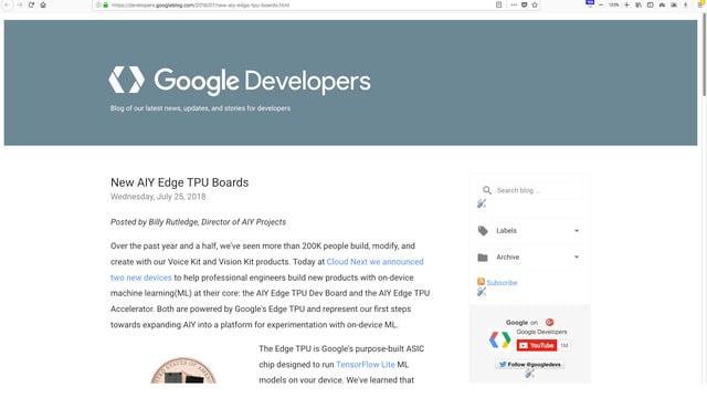 Google Edge TPU