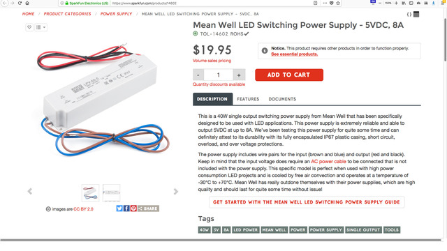 Meanwell switchmode supply