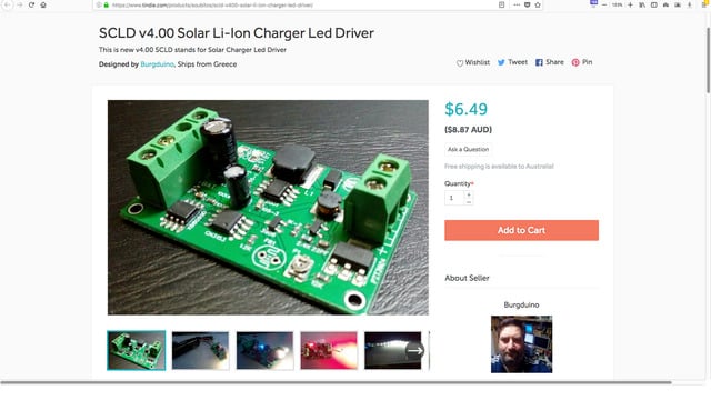 SCLD v4.00 Solar Li-Ion Charger