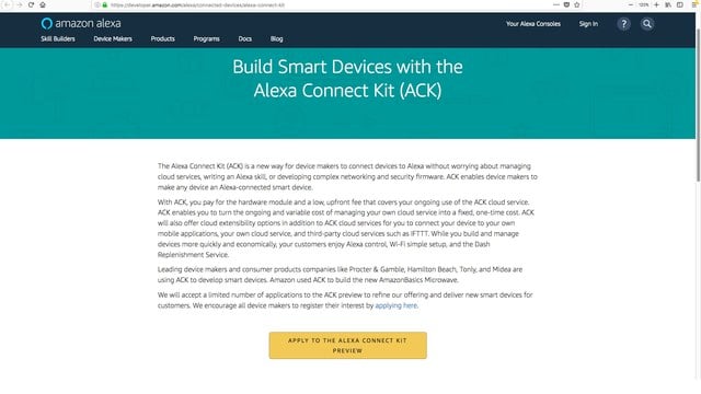 Alexa Connect Kit
