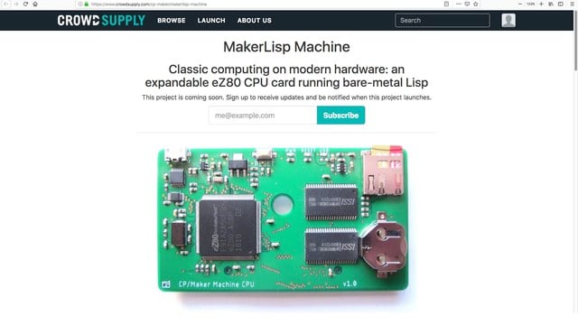 MakerLisp Machine