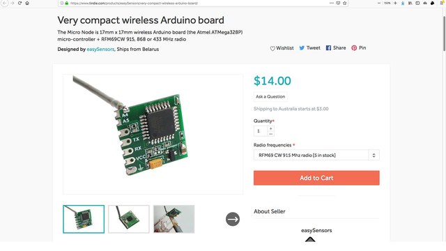 Compact LoRa Arduino board