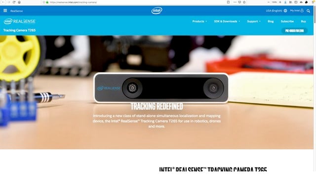 Intel Tracking Camera T265
