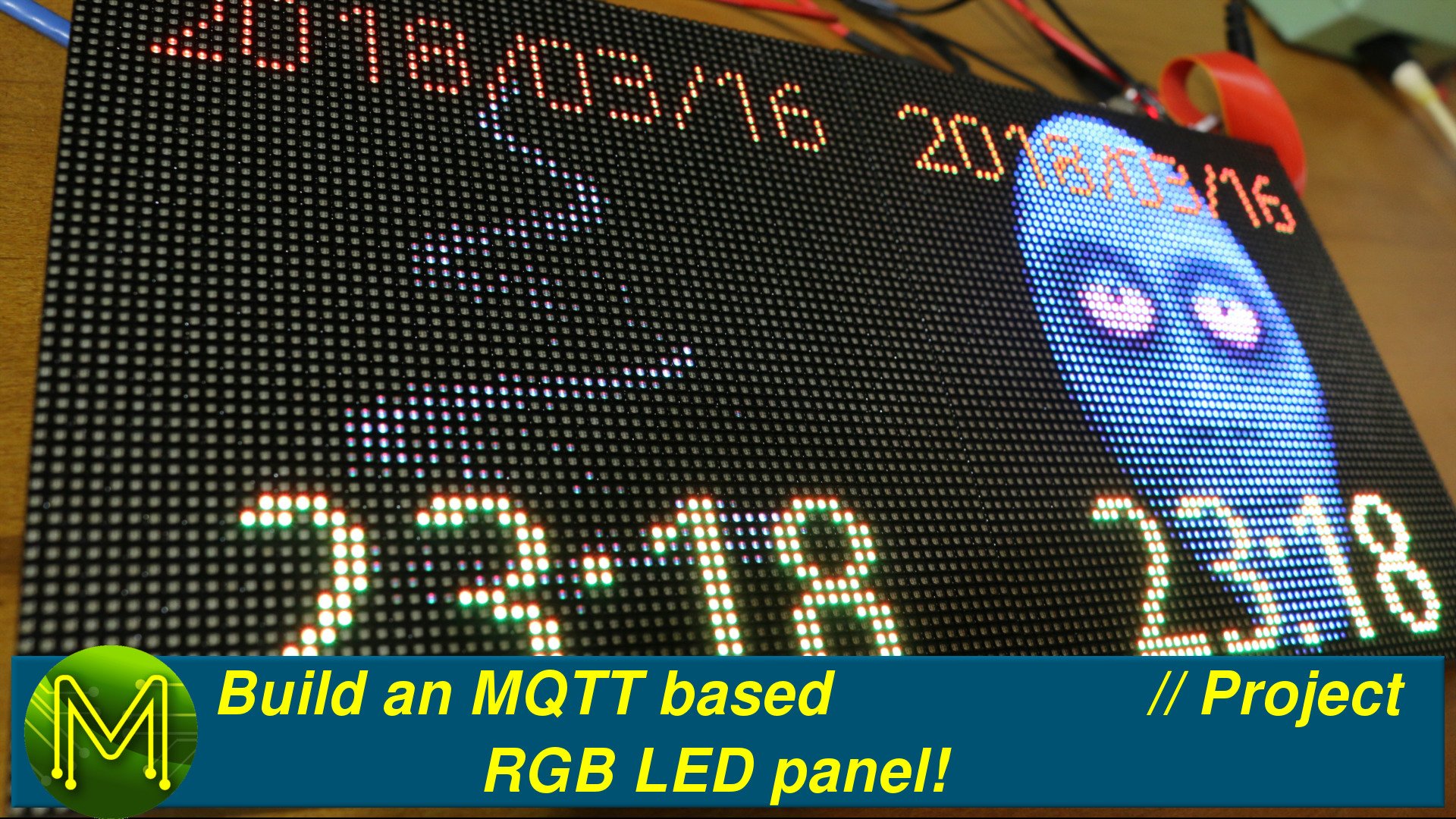 Build an MQTT based RGB LED panel! // Project - MickMake - Live. Learn.  Make.
